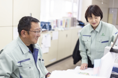 従業員の写真